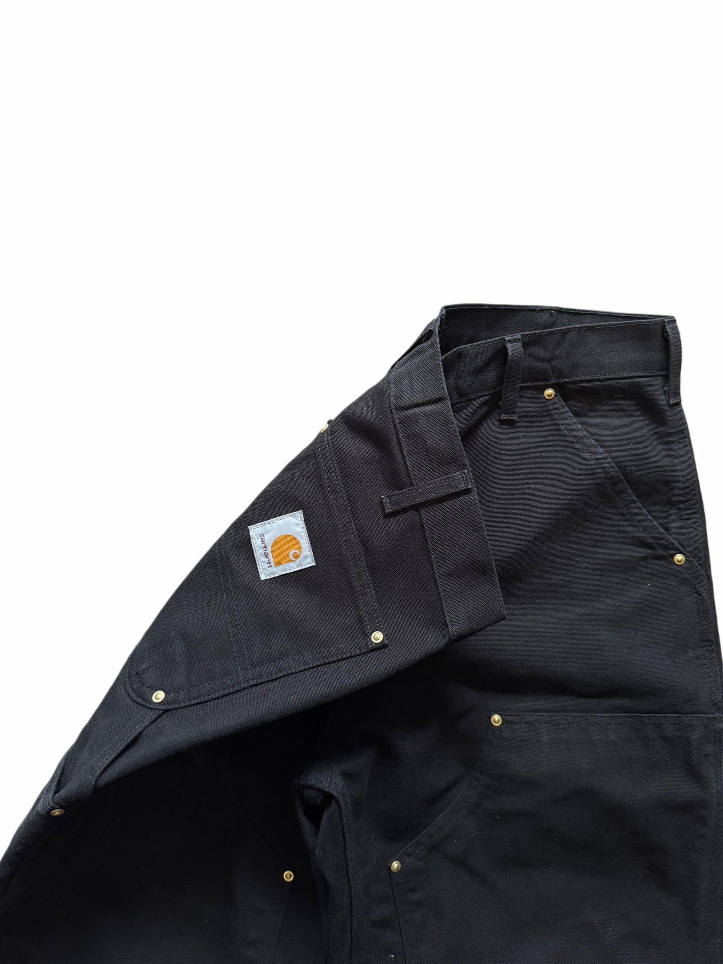 2003’ Carhartt Double Knee Pants B01 BLK Big Logo