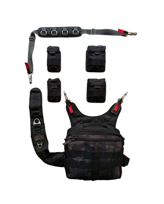 Vintage 2005 Oakley Tactical Field Gear AP Camo Color Slingbag Backpack