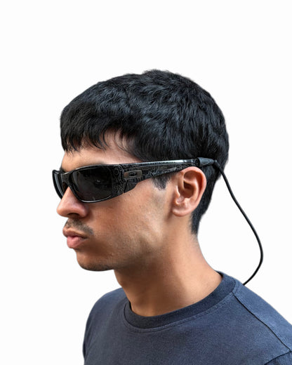 Oakley Fuell Cell All Over Text Sunglasses