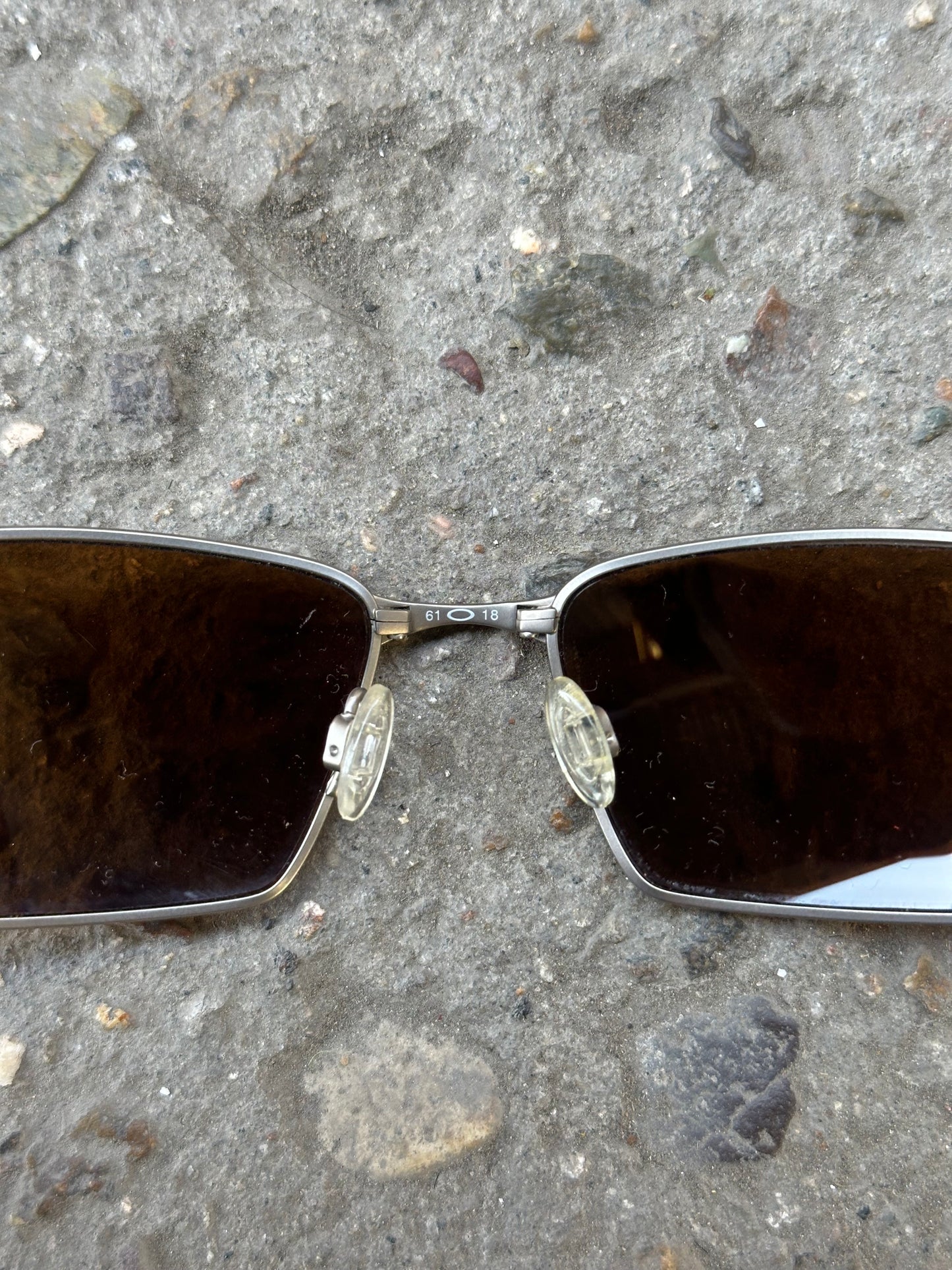 Vintage Oakley Square Wire Polarized Sunglasses