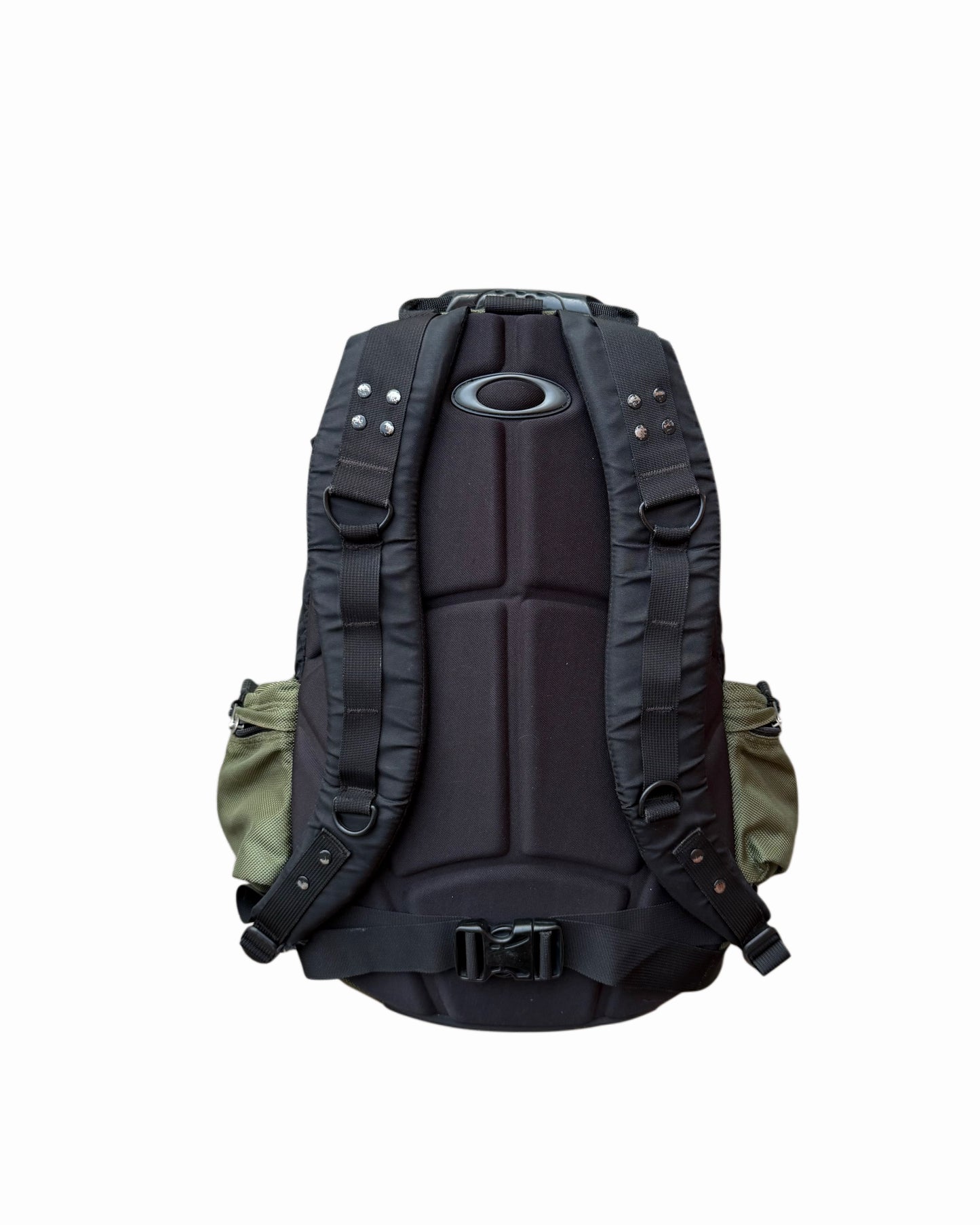 Vintage Oakley Software Green Olive Icon Backpack