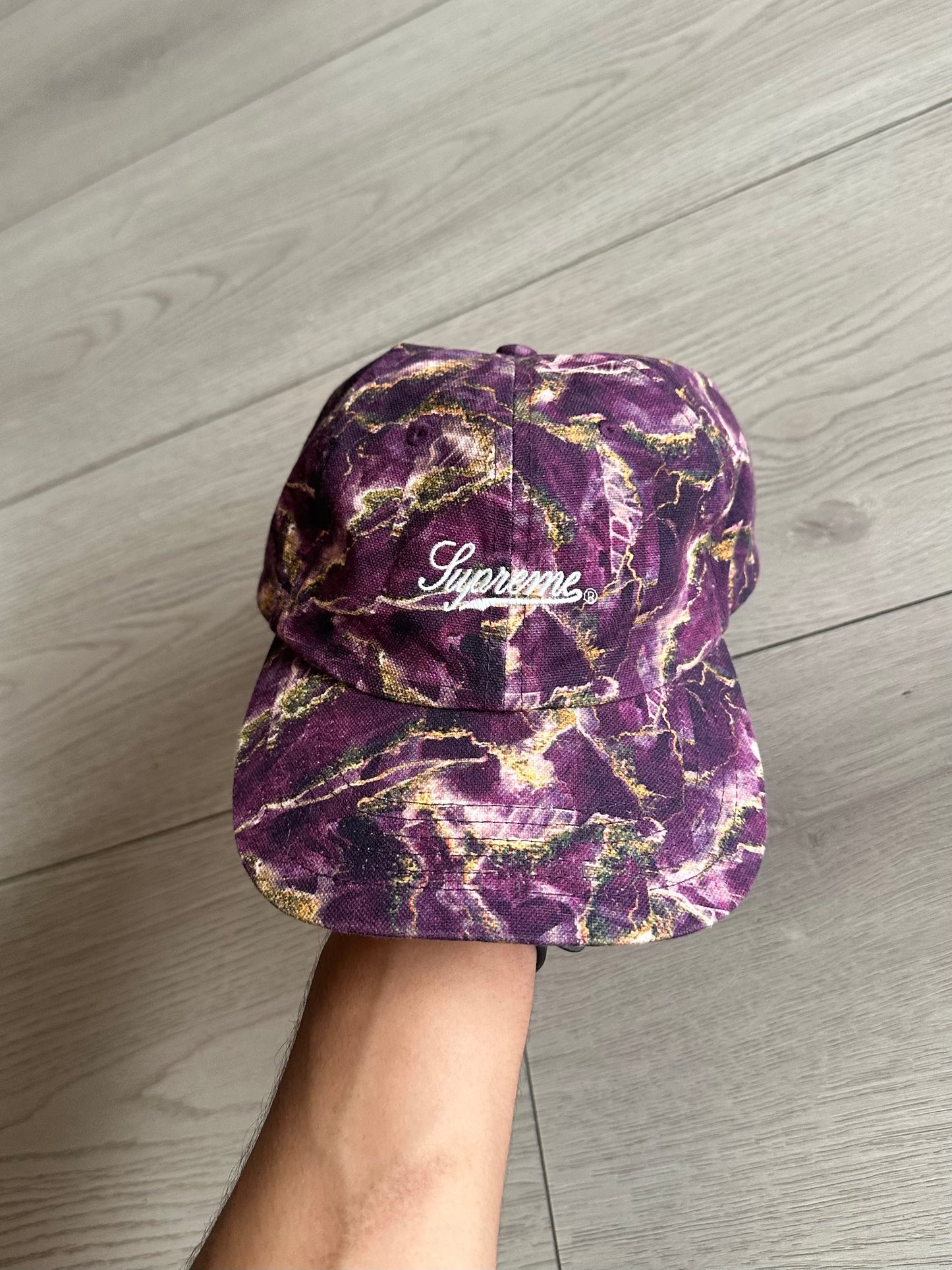 Supreme Marble 6-Panel Cap