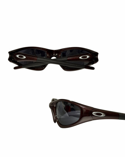 Vintage (1999) Oakley Straight Jacket Gen 2 Blood Color