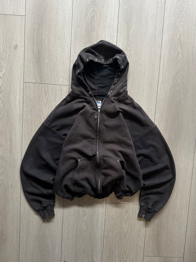 Vintage Custom Distressed Sunfaded Hoodie