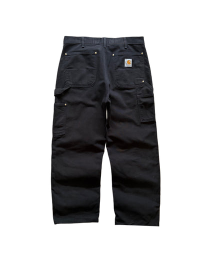 2003’ Carhartt Double Knee Pants B01 BLK Big Logo
