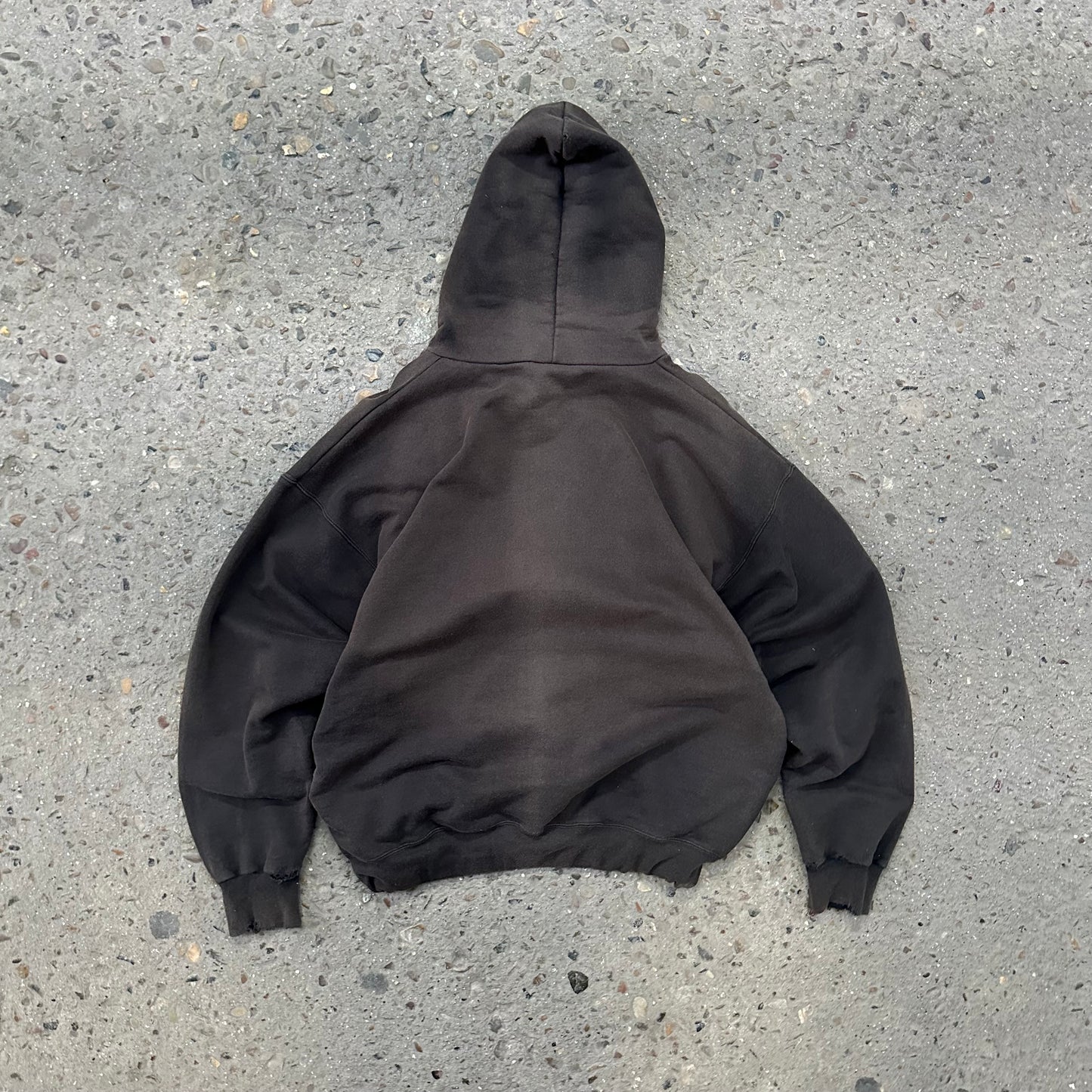 Vintage Custom Distressed Sunfaded Hoodie