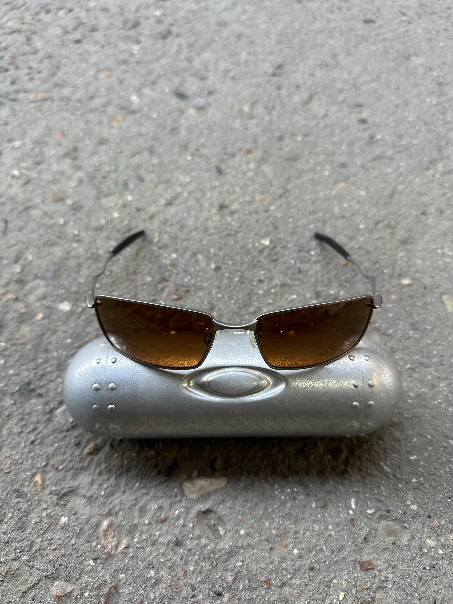 Vintage Oakley Square Wire Polarized Sunglasses