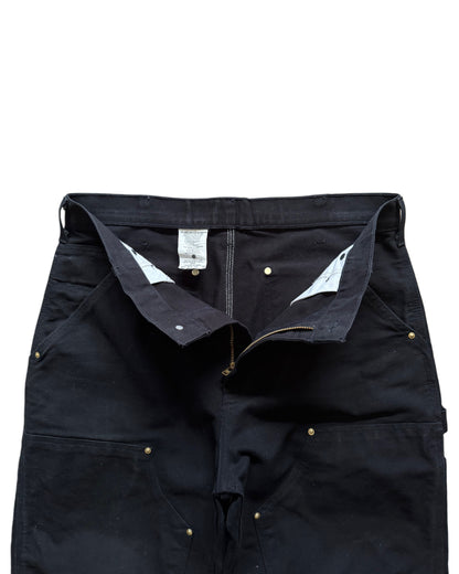 2003’ Carhartt Double Knee Pants B01 BLK Big Logo