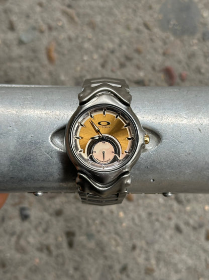 [RARE] Oakley Jury 1.0 Gold-Plated Watch