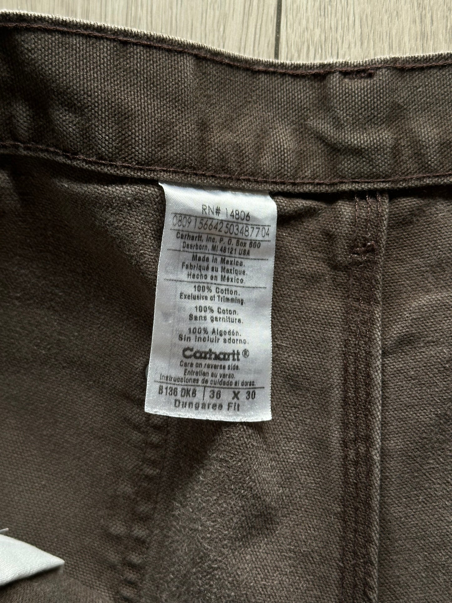 Carhartt B136-DKB Double Knee Work Shorts