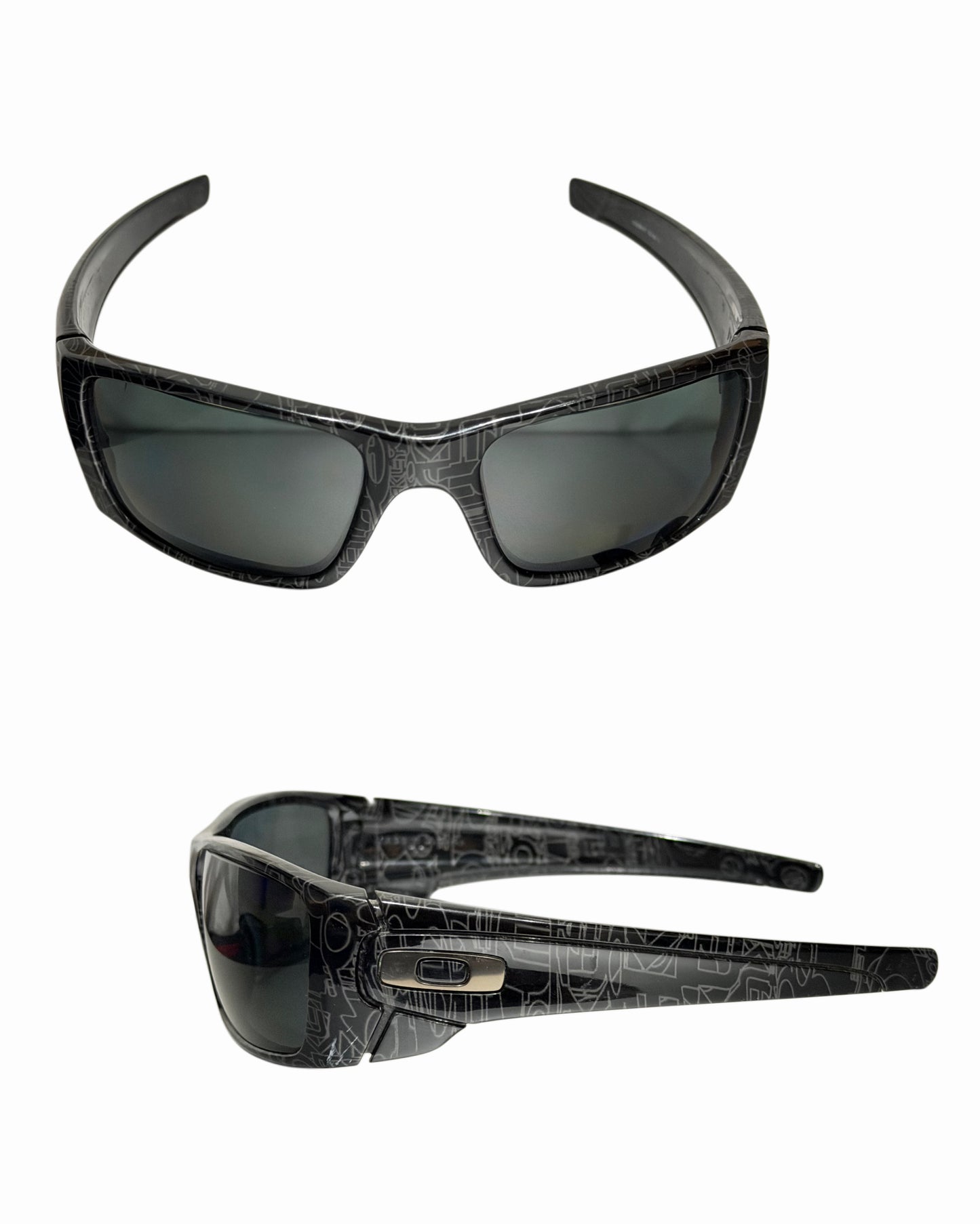 Oakley Fuell Cell All Over Text Sunglasses