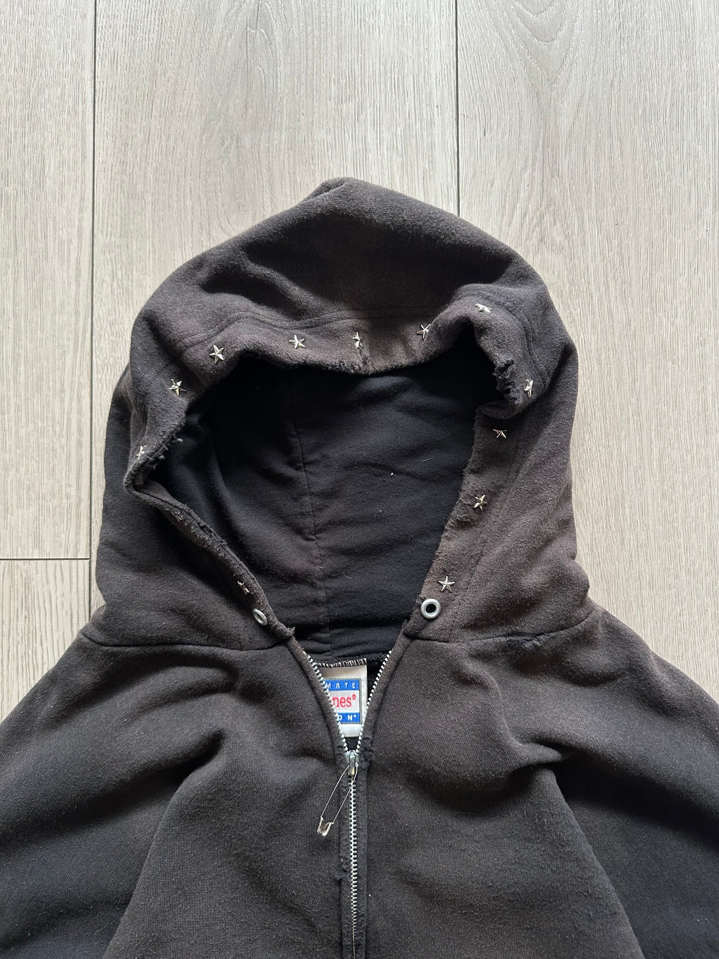 Vintage Custom Distressed Sunfaded Hoodie