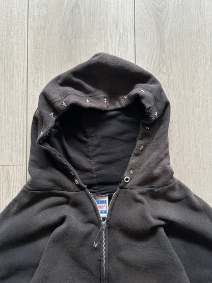 Vintage Custom Distressed Sunfaded Hoodie