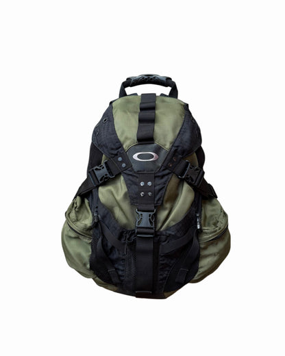 Vintage Oakley Software Green Olive Icon Backpack