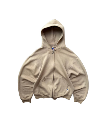 Vintage 90’s Made in USA Russell Athletic Khaki Oversized Hoodie