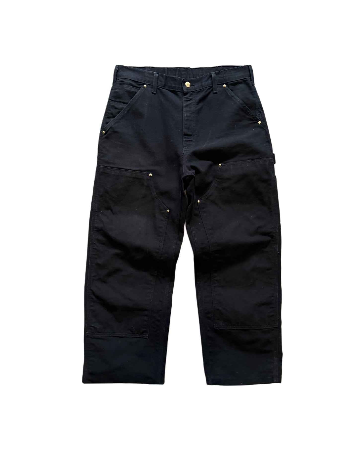 2003’ Carhartt Double Knee Pants B01 BLK Big Logo